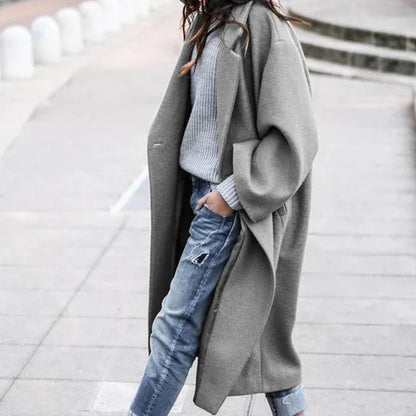 Élégant manteau en laine pour femme