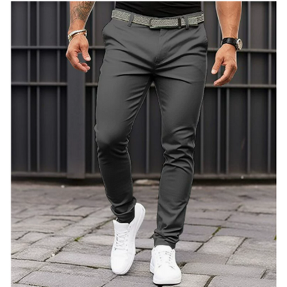 Pantalon chino homme slim stretch Coupe moderne