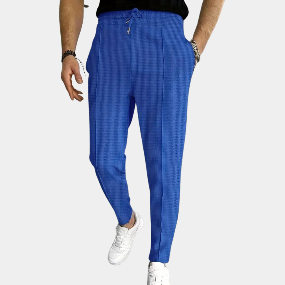 Pantalon de survêtement homme slim fit, élastique et confortable