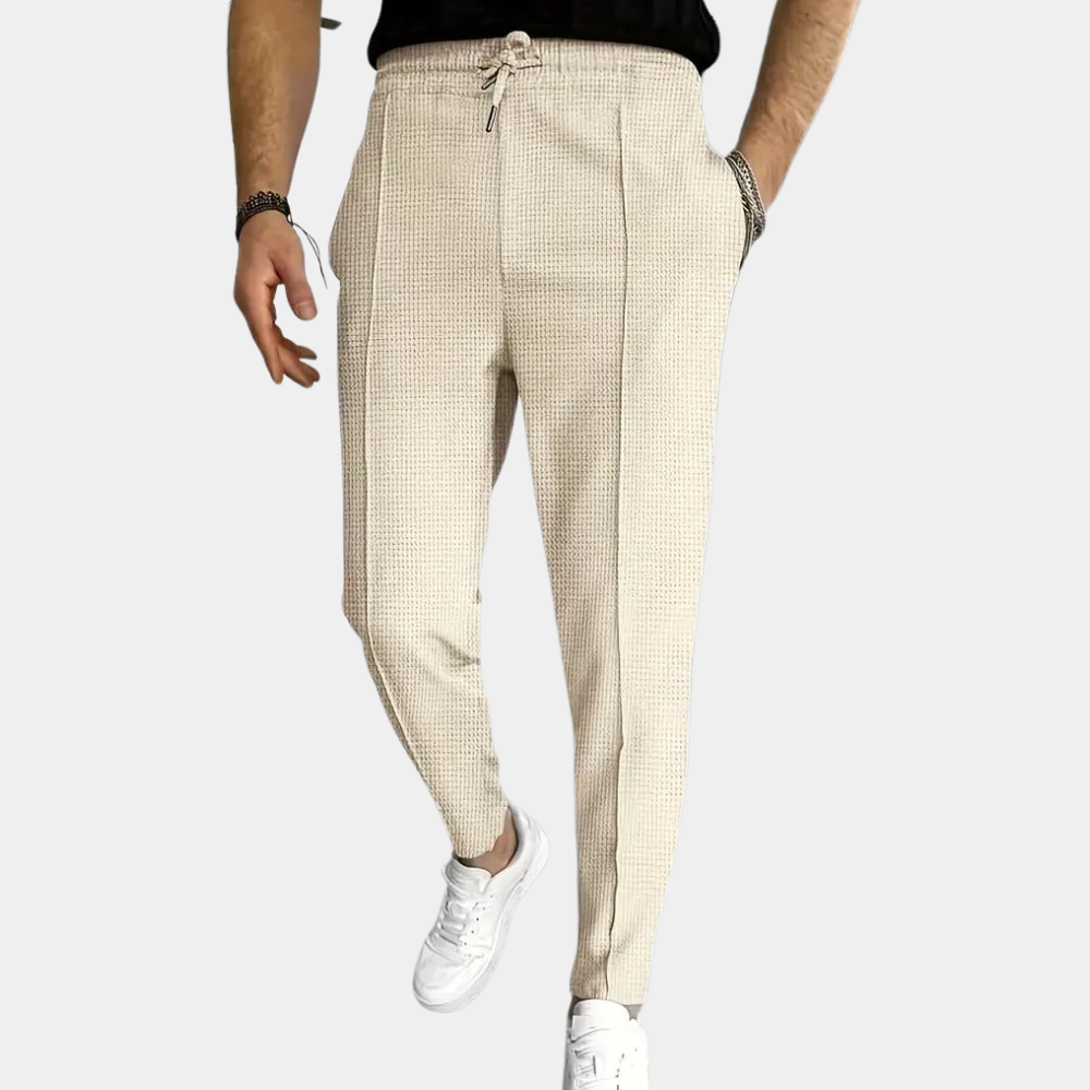 Pantalon de survêtement homme slim fit, élastique et confortable