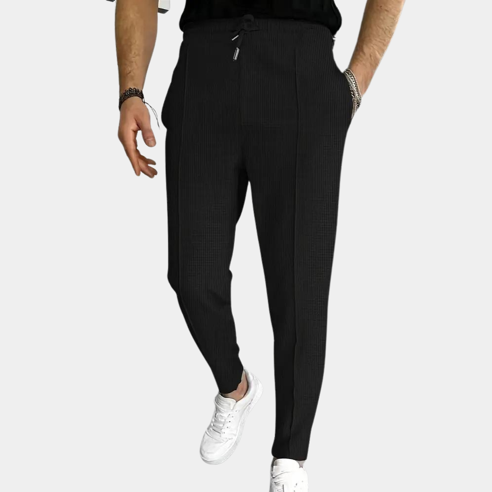 Pantalon de survêtement homme slim fit, élastique et confortable