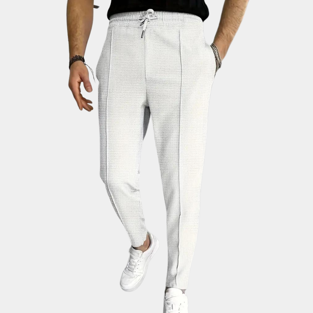 Pantalon de survêtement homme slim fit, élastique et confortable