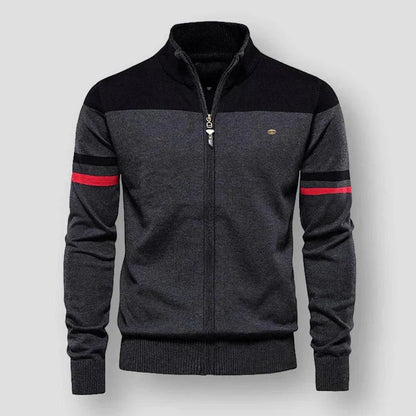 Frederick - Veste tricotée vintage à rayures