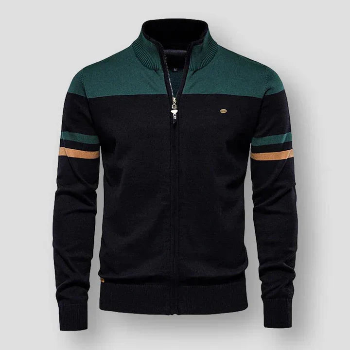 Frederick - Veste tricotée vintage à rayures