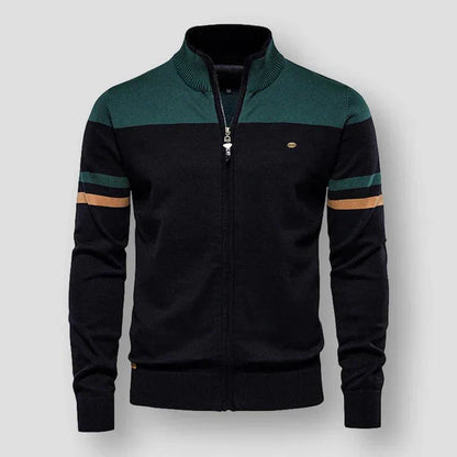 Frederick - Veste tricotée vintage à rayures