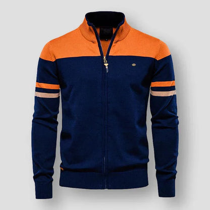 Frederick - Veste tricotée vintage à rayures