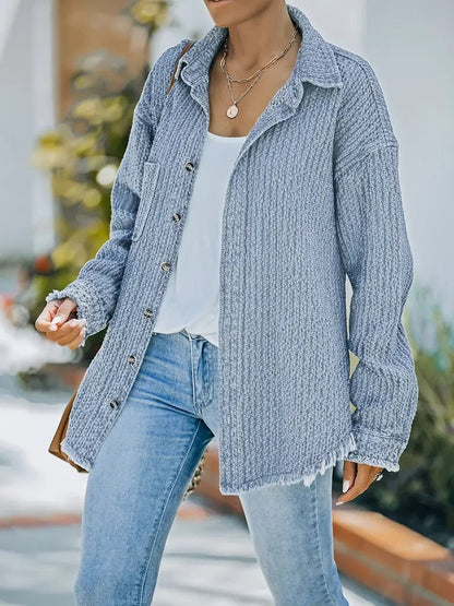 Veste en jean décontractée confortable pour le quotidien