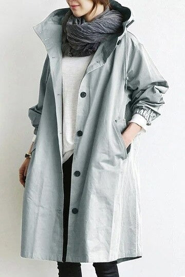 Trench-coat imperméable stylé pour femmes