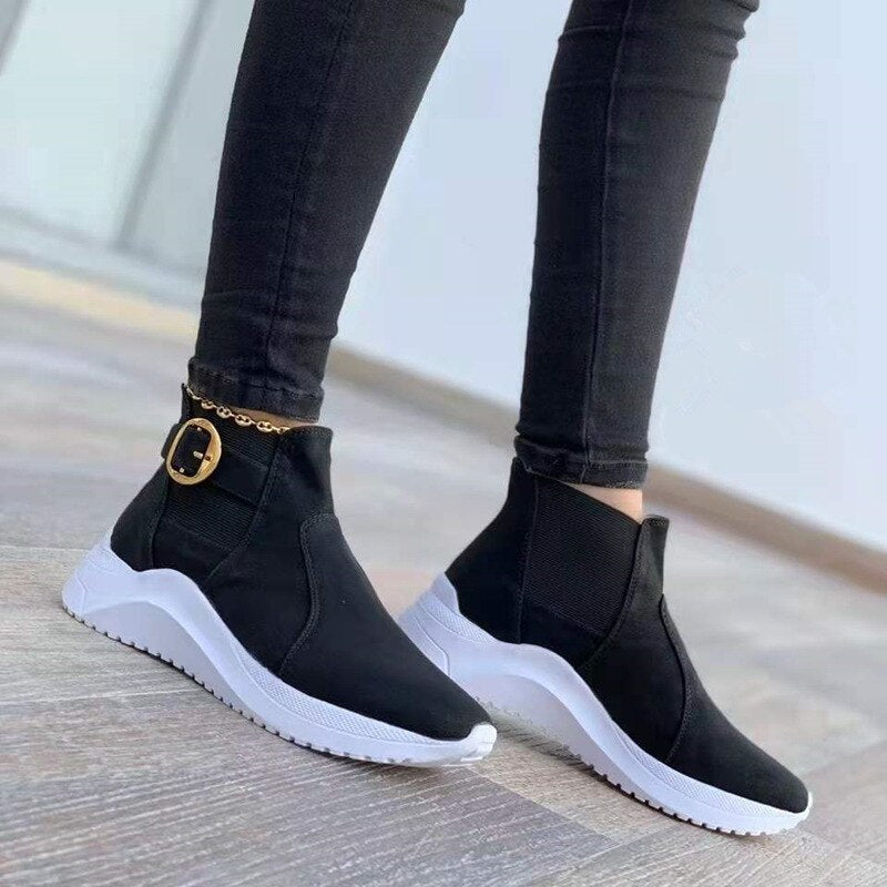 Bottines compensées élégantes pour femmes