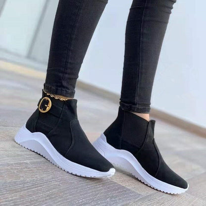 Bottines compensées élégantes pour femmes