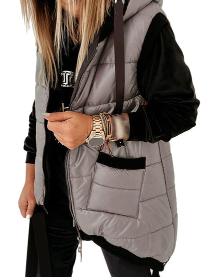 Veste d'hiver tendance avec capuche