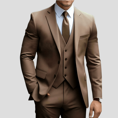 Costume de bureau 3 pièces élégant pour homme