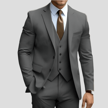 Costume de bureau 3 pièces élégant pour homme