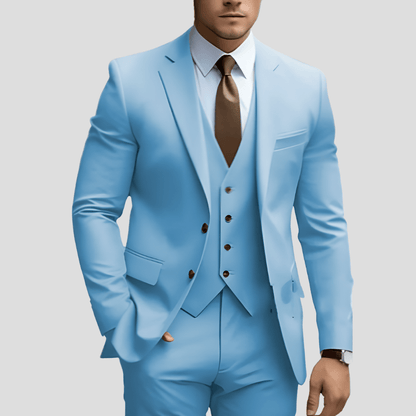 Costume de bureau 3 pièces élégant pour homme