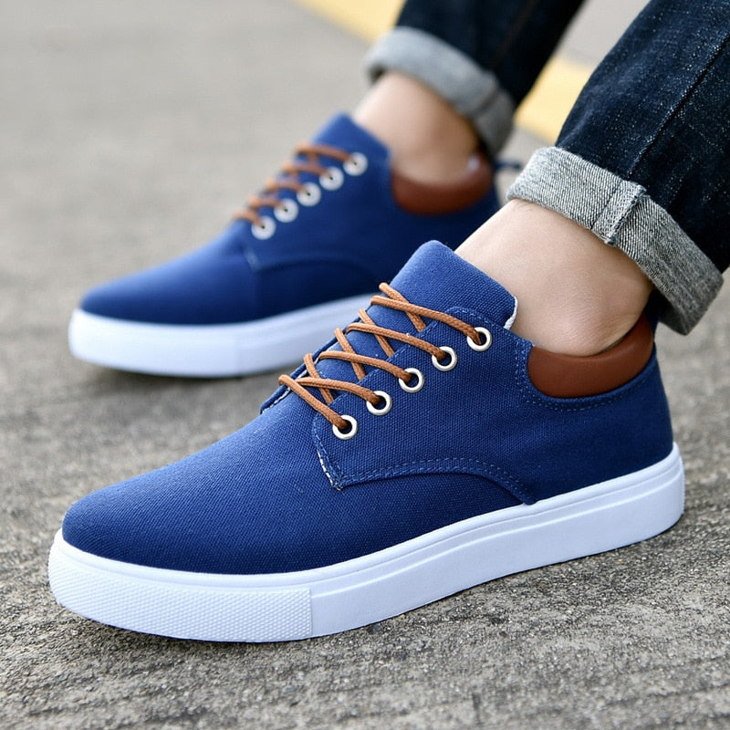 Baskets légères en toile pour homme