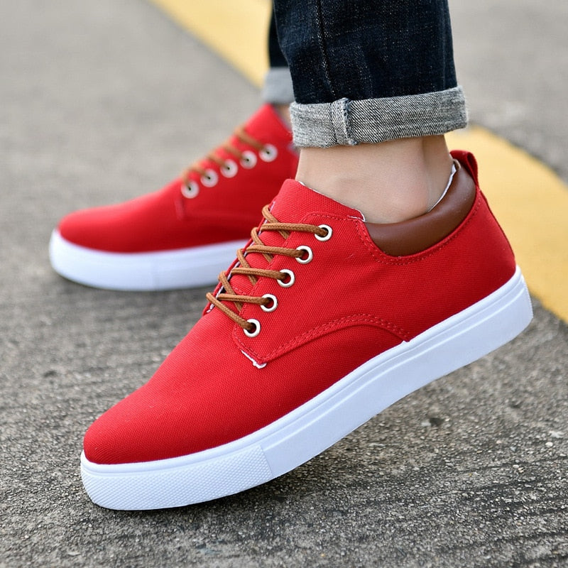 Baskets légères en toile pour homme