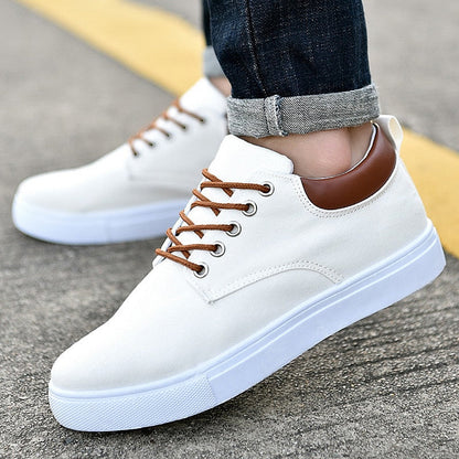 Bequeme Herren Sneaker Leicht Canvas - IdealeKleiden