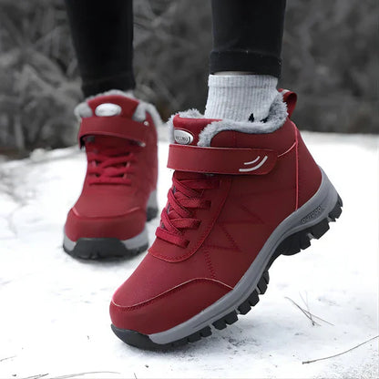 Bottes chaudes imperméables femme hiver