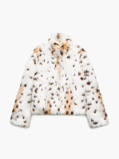 Manteau élégant pour femme à motif velours