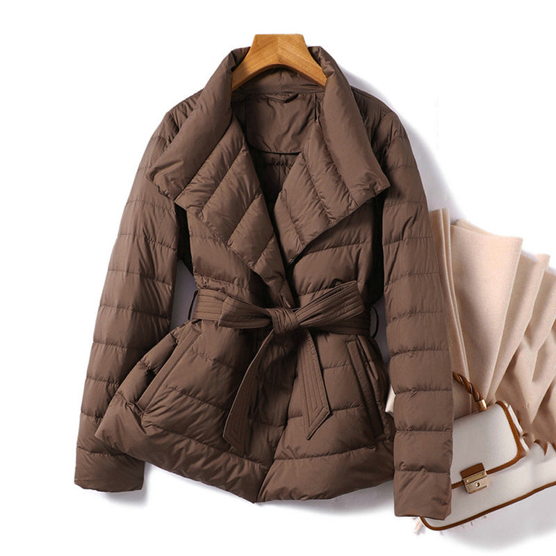 Parka chaud en duvet pour femme