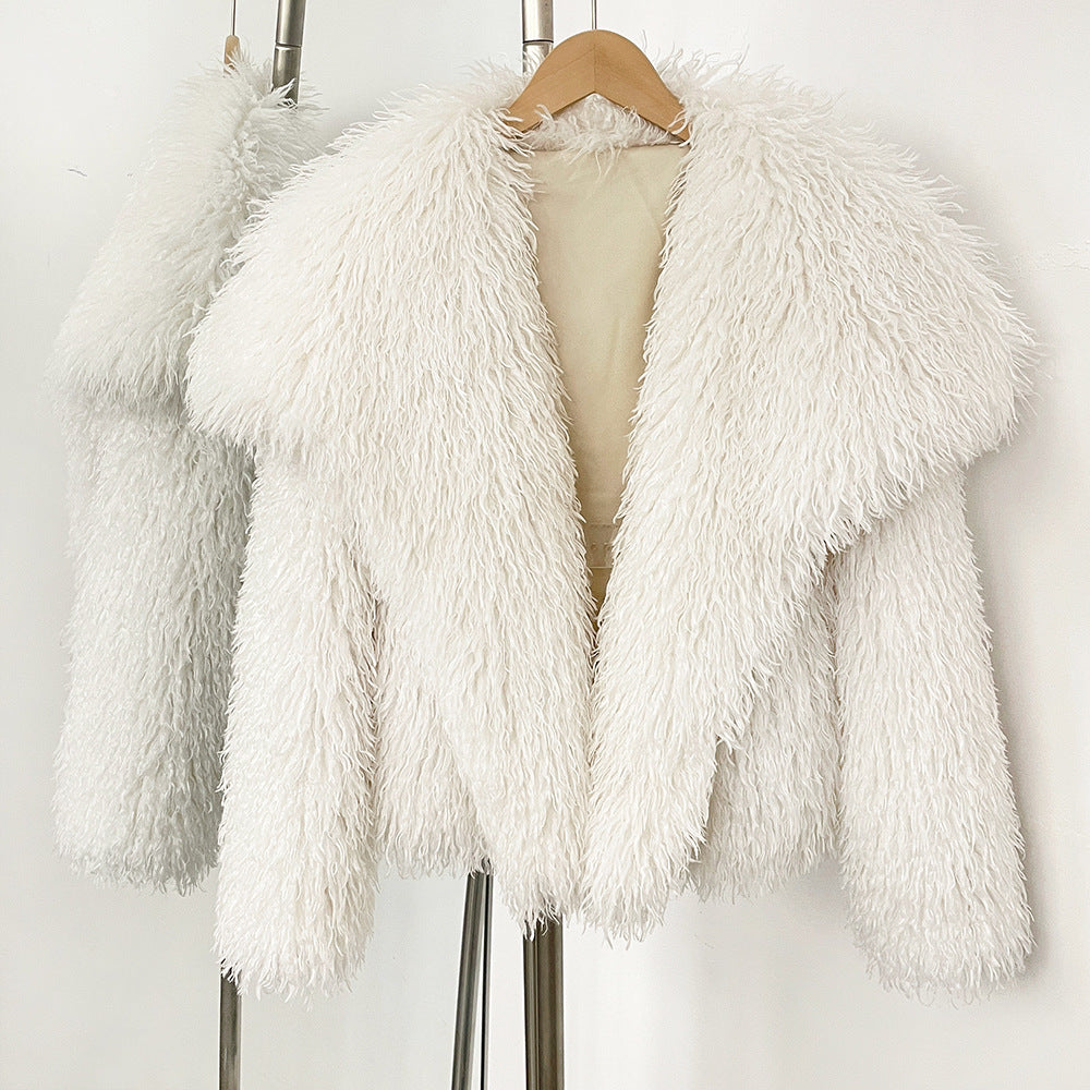 Manteau en fausse fourrure Doux Confortable