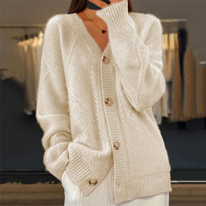 Cardigan Femme Manches Longues Confortable