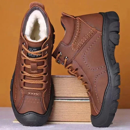 Warme Herren Stiefel Wasserdicht Rutschfest - IdealeKleiden