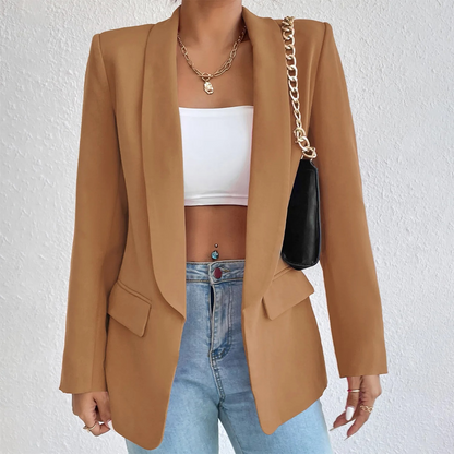 Blazers élégants pour femmes Look bureau Polyester