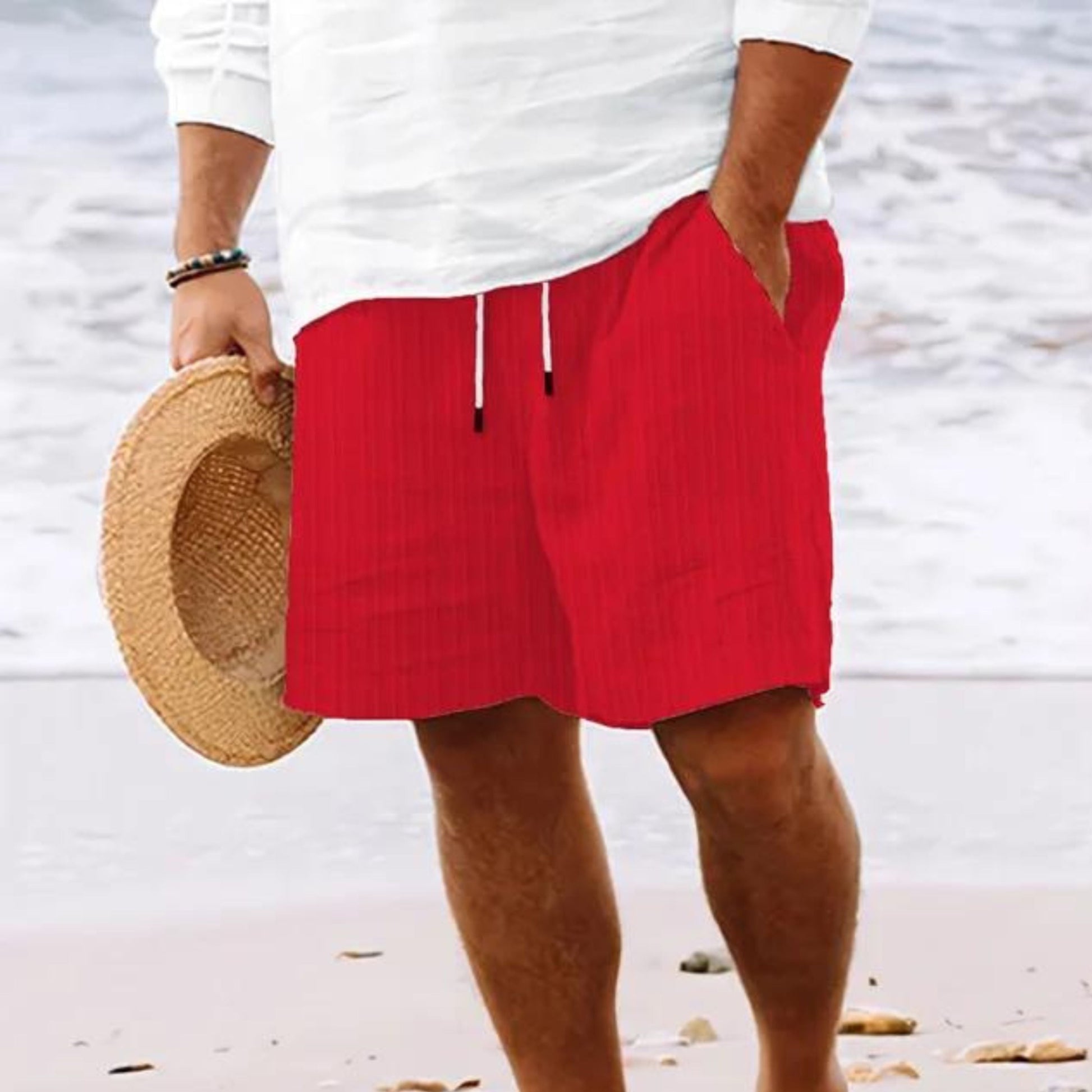 Leichte Herren Shorts Bequem Sommer - IdealeKleiden