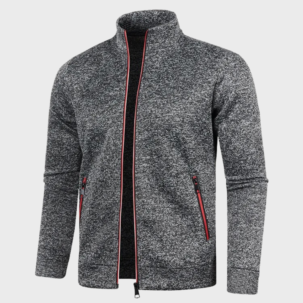 Veste d'été pour homme décontractée zippée