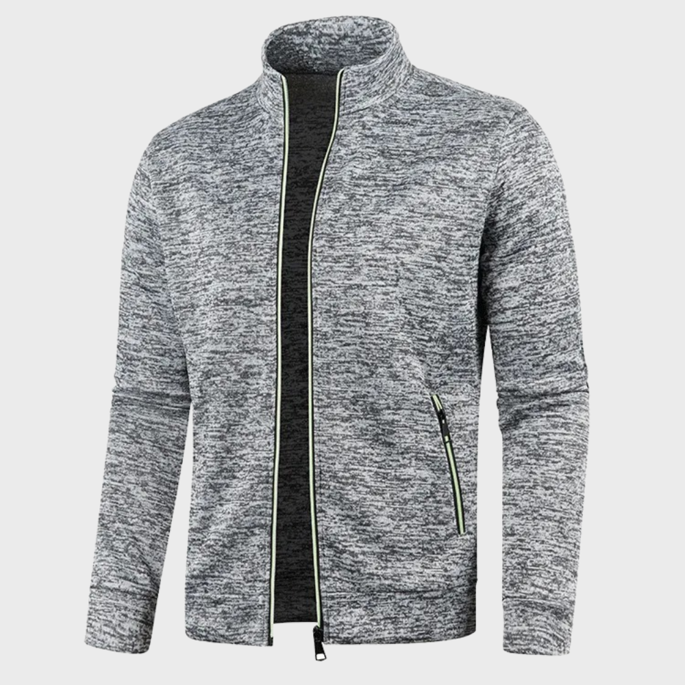 Veste d'été pour homme décontractée zippée