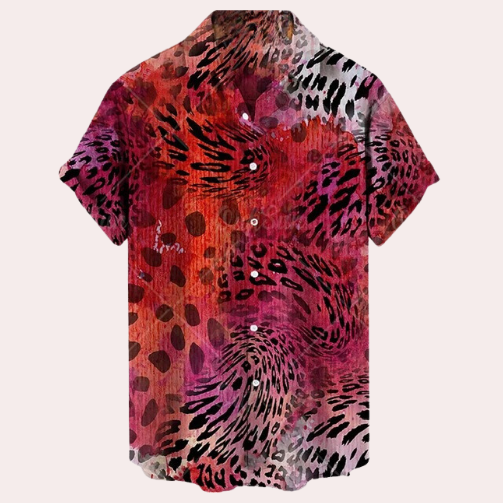 Chemise d'été à manches courtes et design décontracté