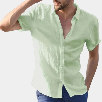 Chemise d'été à manches courtes légère et stylée pour hommes