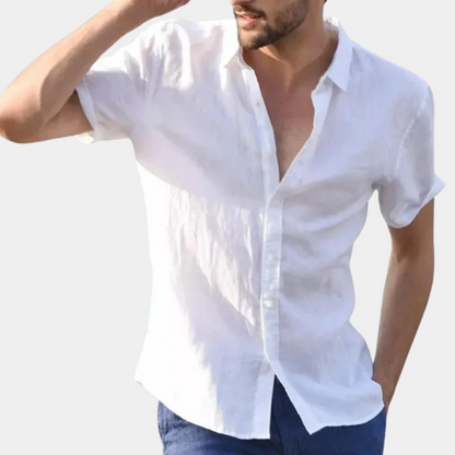 Chemise d'été à manches courtes légère et stylée pour hommes