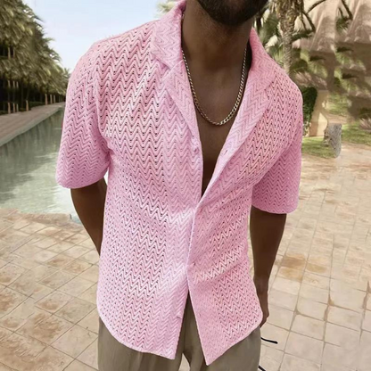 Polo homme léger à manches courtes pour l'été