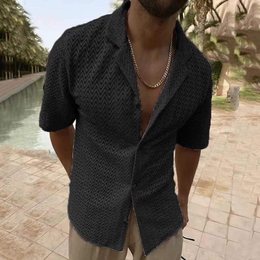 Polo homme léger à manches courtes pour l'été