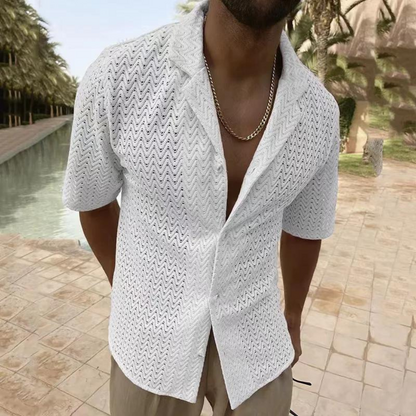 Polo homme léger à manches courtes pour l'été