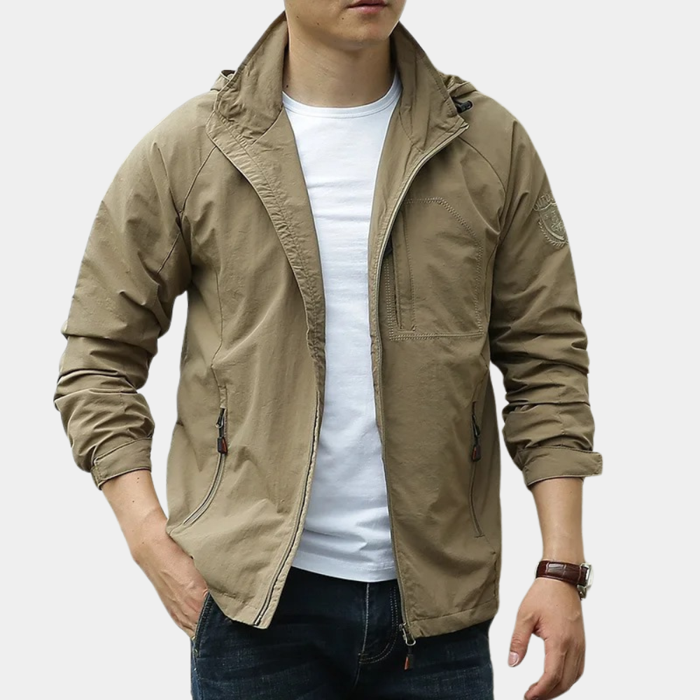 Veste légère pour homme avec capuche été