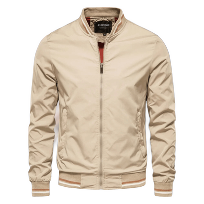 Blouson bomber homme été nylon fermeture éclair