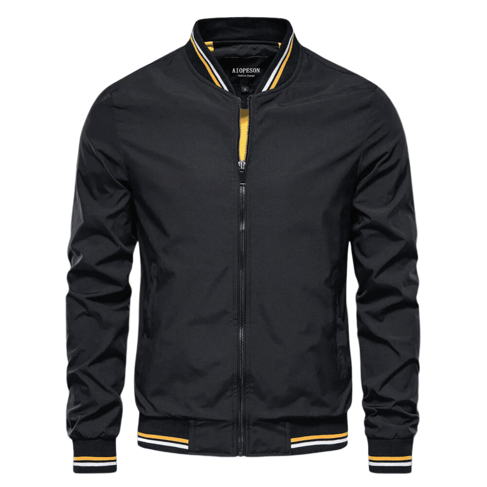 Blouson bomber homme été nylon fermeture éclair