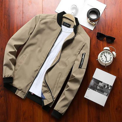Blouson léger homme à fermeture éclair