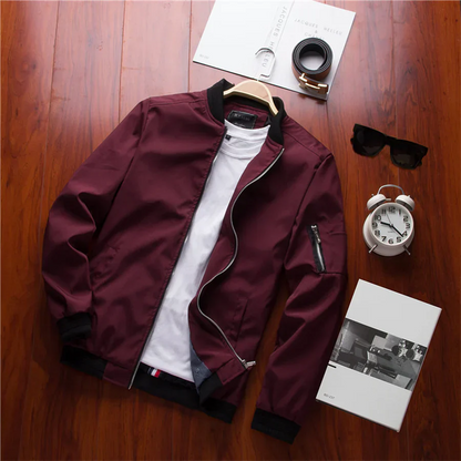 Blouson léger homme à fermeture éclair