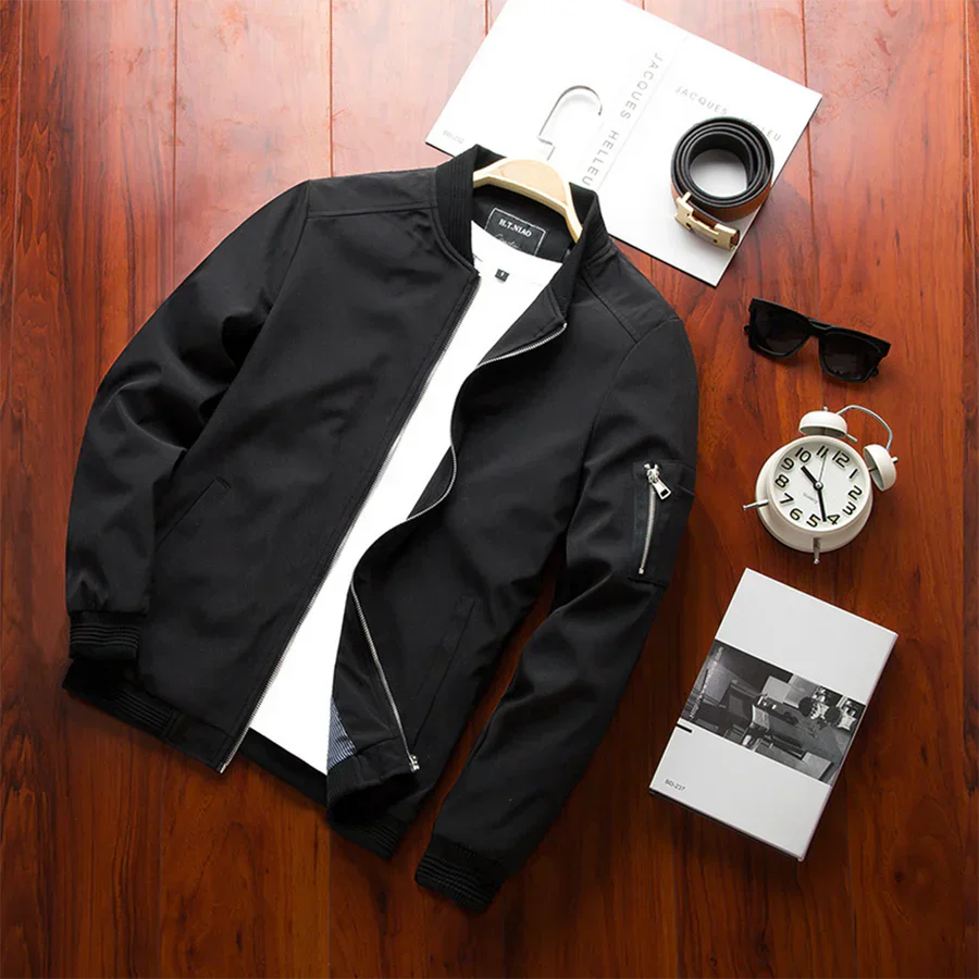 Blouson léger homme à fermeture éclair