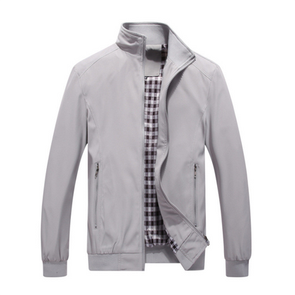 Veste d'été pour homme coupe-vent à fermeture éclair