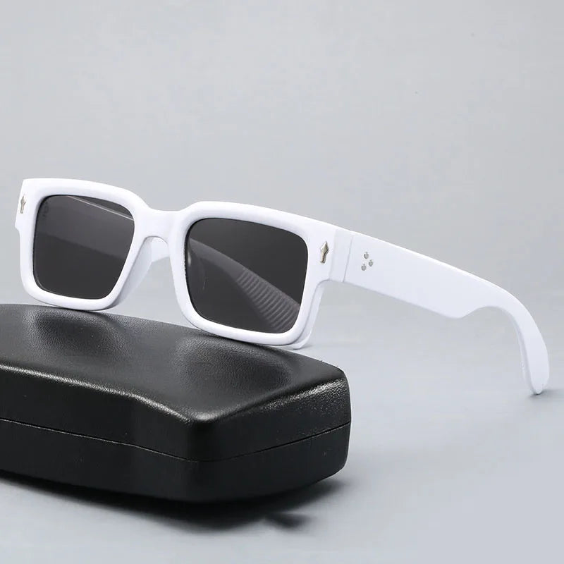 Lunettes de soleil pour homme carrées modernes protection UV