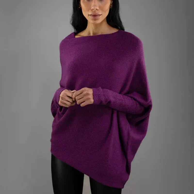 Pull oversized doux et élégant pour femme