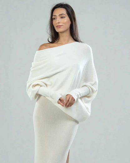 Pull oversized doux et élégant pour femme