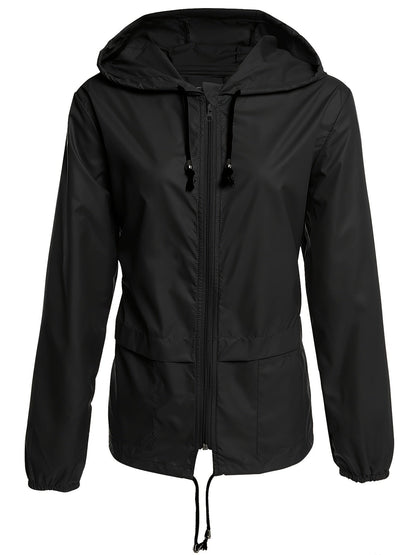 Coupe-vent stylé Capuche moderne Imperméable
