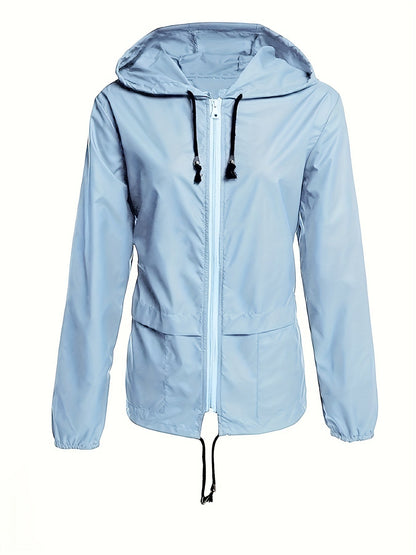 Coupe-vent stylé Capuche moderne Imperméable