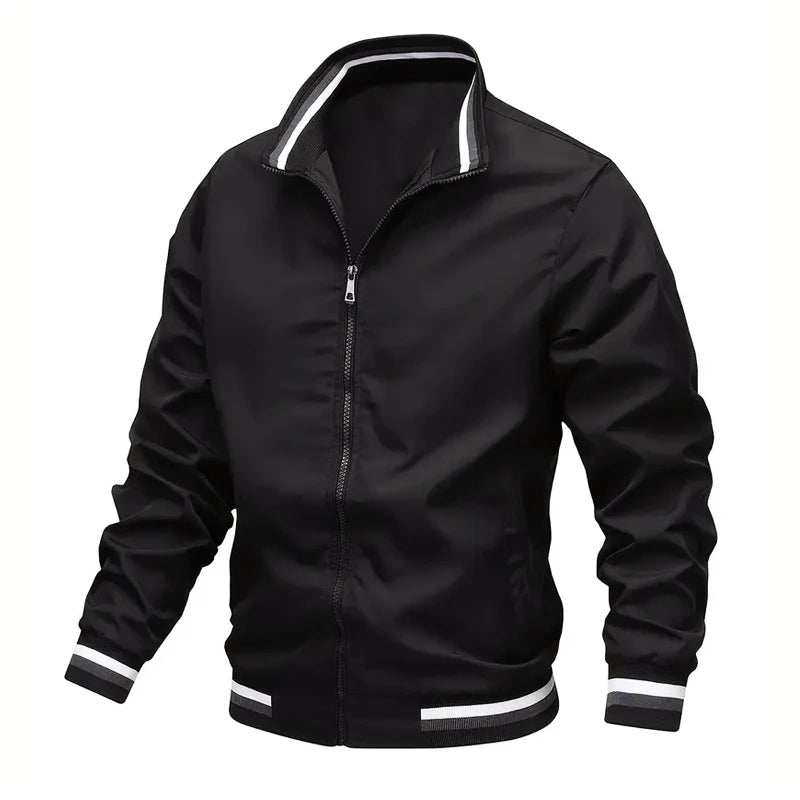 Veste d'hiver homme col coupe-vent modèle